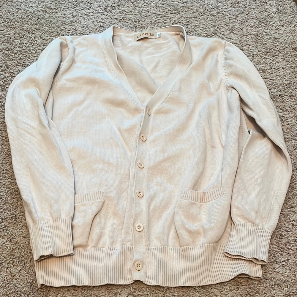 Campure Cream Cardigan